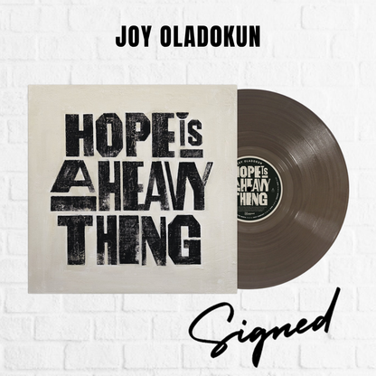 Hope Is A Heavy Thing [Signed Transparent Black Ice Vinyl] [Pre-Order]
