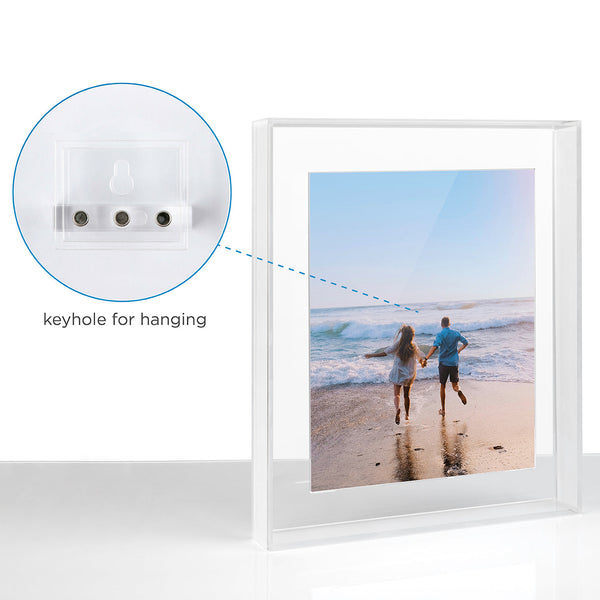 Display & Play Floating Magnetic Vinyl Record Album Frame