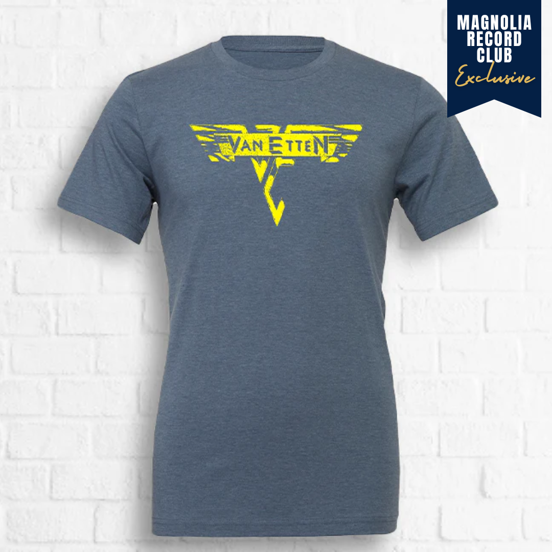 Sharon Van Etten - Van Halen Tee [Yellow on Blue]