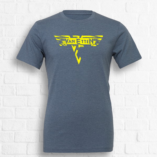 Sharon Van Etten - Van Halen Tee [Yellow on Blue]